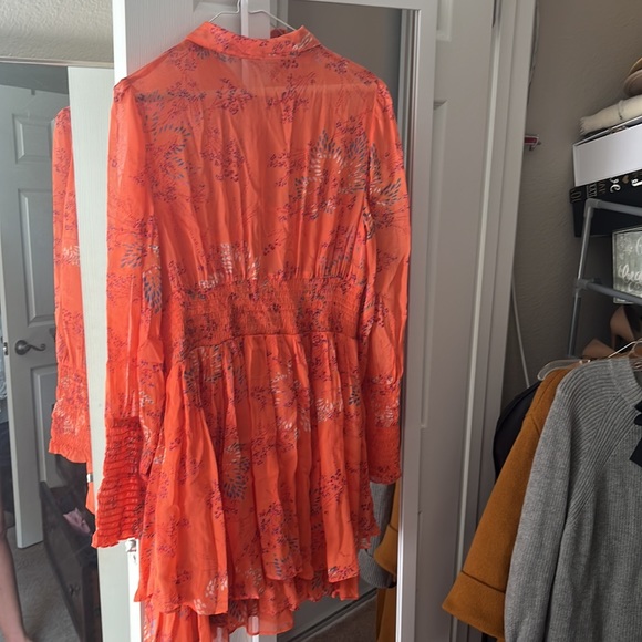 Cute mini dress from Free People. Great color for fall! - Picture 5 of 6